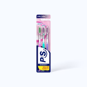 Bộ Ba Bàn Chải Đánh Răng P/S Lông Tơ Mềm Mại