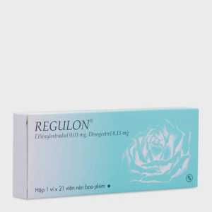 Viên nén Regulon 0,03mg/0,15mg thuốc tránh thai hàng ngày (1 vỉ x 21 viên)