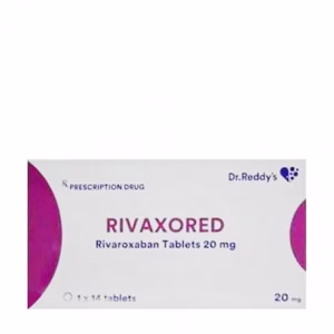 Viên nén Rivaxored 20mg điều trị, phòng ngừa huyết khối tĩnh mạch (1 vỉ x 14 viên)
