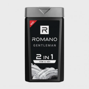 Sữa tắm & gội Romano Gentleman 2in1 hair and body wash (Chai 180g)