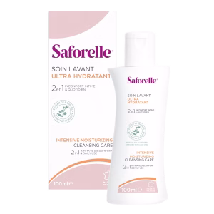 Dung dịch vệ sinh tăng cường dưỡng ẩm Saforelle chiết xuất lô hội (100ml)