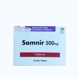 Viên nén Samnir 500mg kháng sinh điều trị nhiễm khuẩn (1 vỉ x 10 viên)
