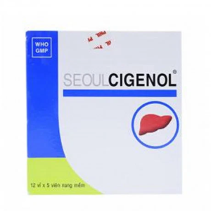 Viên nang Seoul Cigenol - Phil Inter Pharma trị triệu chứng suy giảm chức năng gan (12 vỉ x 5 viên)