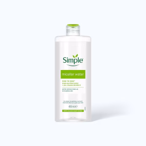 Nước Tẩy Trang SIMPLE Làm Sạch Lớp Trang Điểm Và Dưỡng Ẩm Cho Da Mặt (Chai 400ml)