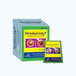 Thuốc cốm Sirnakarang F điều hòa chức năng thận, đau lưng, mỏi gối, sinh lý yếu (hộp 10 gói)
