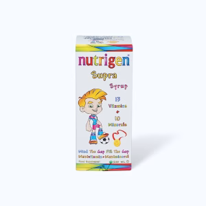 Siro Nutrigen Supra Syrup hỗ trợ tăng cường sức khỏe cho trẻ nhỏ (Chai 200ml)