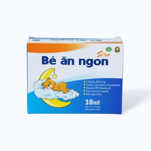 Siro Bé Ăn Ngon hỗ trợ hấp thu dưỡng chất, giúp trẻ ăn ngon miệng (Hộp 4 vỉ x 5 ống 10ml)