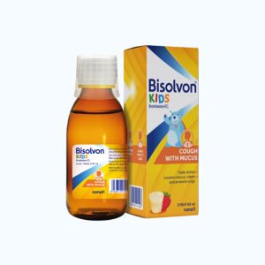 Dung dịch uống Bisolvon Kids 4mg/5ml điều trị ho đờm trong viêm phế quản (chai 60ml)
