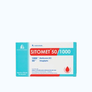Viên uống Sitomet 50/1000mg Boston trị đái tháo đường (Hộp 30 Viên)