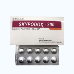 Viên nén phân tán Skypodox - 200mg kháng sinh điều trị nhiễm khuẩn (1 vỉ x 10 viên)