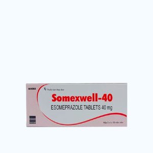 Viên nang Somexwell 40mg điều trị viêm loét thực quản do trào ngược, tăng tiết acid (3 vỉ x 10 viên)