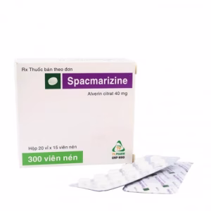 Viên nén Spacmarizine 40mg chống co thắt cơ trơn đường tiêu hóa (20 vỉ x 15 viên)