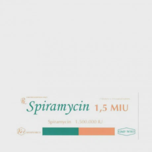 Viên nén Spiramycin 1,5M.IU Khánh Hòa trị nhiễm khuẩn đường răng miệng (2 vỉ x 10 viên)