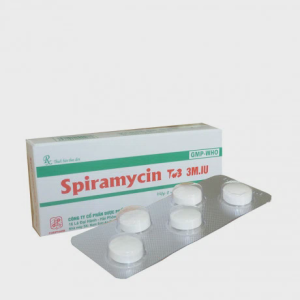 Viên nén Spiramycin 3M.IU Khánh Hòa điều trị nhiễm khuẩn đường răng miệng (1 vỉ x 10 viên)