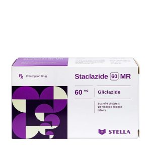 Viên giải phóng có kiểm soát Staclazide 60mg MR Stella trị đái tháo đường type 2 (6 vỉ x 10 viên)