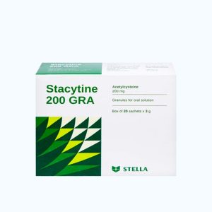 Viên nang Stacytine 200mg Stella tiêu nhầy, loãng đàm, giảm ho (10 vỉ x 10 viên)