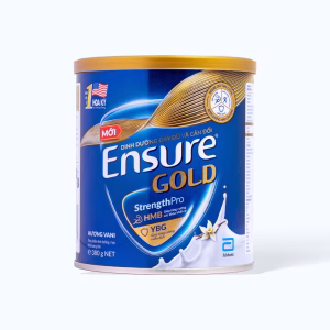 Sữa bột dinh dưỡng ENSURE GOLD hỗ trợ tăng cường sức khỏe và hệ miễn dịch hương vani (380g)