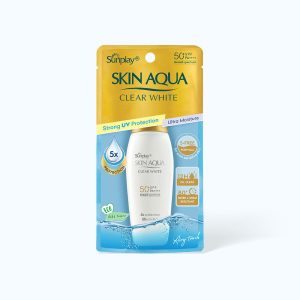 Sữa Chống Nắng SUNPLAY Skin Aqua Clear White Dưỡng Da Sáng Mịn SPF50+ PA++++ (Tuýp 55g)