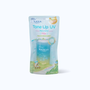 Sữa chống nắng SUNPLAY Skin Aqua Tone Up hiệu chỉnh sắc da màu xanh SPF50+/PA++++ (Chai 50g)