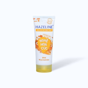 Sữa Rửa Mặt HAZELINE Giúp Giảm Mụn Nghệ Hoa Cúc (Tuýp 100g)