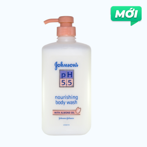 Sữa tắm dưỡng ẩm Johnson's pH 5.5 với dầu hạnh nhân (750ml)