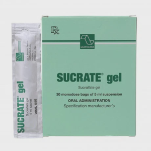 Hỗn dịch uống Sucrate trị viêm loét dạ dày, tá tràng (30 gói x 5ml)