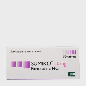 Viên nén Sumiko 20mg Medochemie điều trị bệnh trầm cảm (5 vỉ x 10 viên)