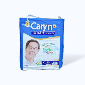 Tã dán siêu thấm cho người lớn Caryn size XL (Gói 10 miếng)
