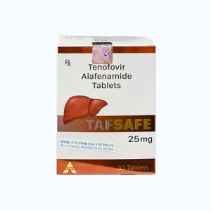 Viên nén Tafsafe 25mg trị viêm gan B mạn tính (3 vỉ x 10 viên)
