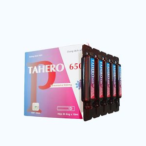Dung dịch uống TAHERO 650MG giảm đau từ nhẹ đến vừa và hạ sốt (20 ống x 10ml)