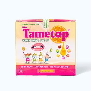 Thức phẩm bảo vệ sức khỏe Tametop hỗ trợ cải thiện tình trạng chán ăn, nhiệt miệng ở trẻ em (Hộp 20 ống )
