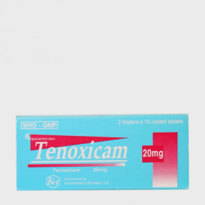 Viên nén Tenoxicam 20mg giảm đau và chống viêm trong viêm khớp dạng thấp (2 vỉ x 10 viên)