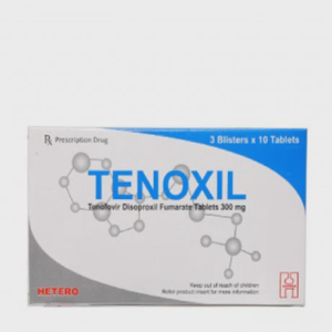 Viên nén Tenoxil 300mg điều trị nhiễm HIV-1, viêm gan siêu vi B mạn tính (3 vỉ x 10 viên)