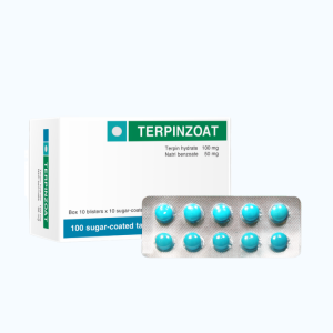 Viên nang TERPINZOAT điều trị ho, làm long đàm (10 vỉ x 10 viên)