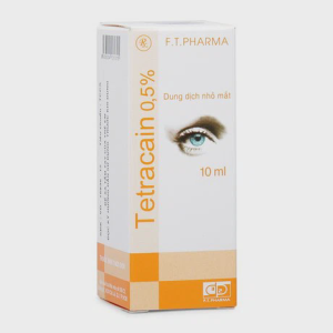 Dung dịch nhỏ mắt Tetracain 0.5% gây tê bề mặt dùng trong nhãn khoa (chai 10ml)