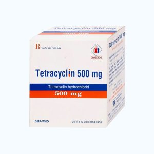 Viên nang TETRACYCLIN 500mg Domesco điều trị nhiễm khuẩn (20 vỉ x 10 viên)