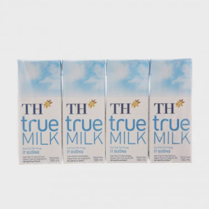 Sữa tươi tiệt trùng TH True Milk ít đường (180ml)