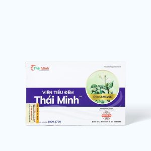 Thực phẩm bảo vệ sức khỏe THÁI MINH Viên Tiểu Đêm Hỗ trợ giảm kích thích bàng quang (Hộp 20 viên)