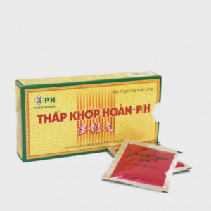 Viên hoàn cứng Thấp Khớp Hoàn - P/H Phúc Hưng trị đau lưng mỏi gối, chân tay tê bì (10 gói x 5g)
