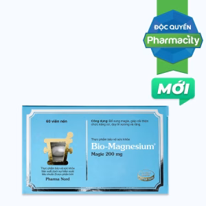 Thực phẩm bảo vệ sức khỏe Bổ Sung Magie Pharma Nord Bio-Magnesium® (Hộp 60 Viên)