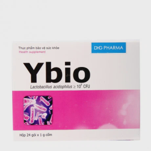 Thuốc cốm Ybio 1g cân bằng hệ vi sinh đường ruột, tăng cường chức năng tiêu hoá (24 gói x 1g)