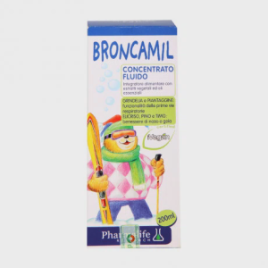 Siro Broncamil Bimbi hỗ trợ làm mát họng, dịu họng, thông thoáng đường hô hấp (200ml)