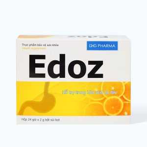 Thực phẩm bảo vệ sức khỏe DHG Pharma Edoz Hỗ trợ trung hòa Acid dạ dày (Hộp 24 gói)