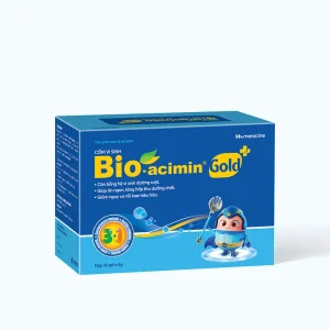 Thực phẩm bảo vệ sức khỏe Bio-acimin Gold Men vi sinh hỗ trợ giảm nguy cơ rối loạn tiêu hóa (Hộp 30 Gói)