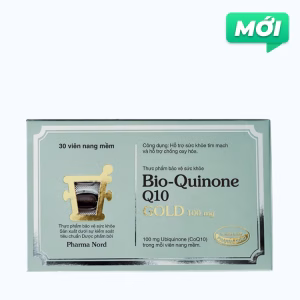 Thực phẩm bảo vệ sức khỏe Hỗ Trợ Tim Mạch Pharma Nord Bio-Quinone Q10 Gold 100 mg (Hộp 30 viên)
