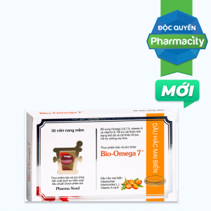 Thực phẩm bảo vệ sức khỏe Pharma Nord Bio-Omega 7™ (Hộp 30 Viên)