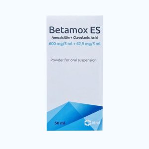 Thuốc Betamox ES 50ml Atral điều trị nhiễm khuẩn đường hô hấp trên, đường hô hấp dưới
