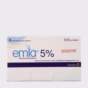 Thuốc dùng ngoài Emla 5% gây tê bề măt (5 tuýp x 5g)