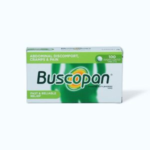 Viên nén bao đường Buscopan 10mg điều trị co thắt tiêu hóa, sinh dục tiết niệu (5 vỉ x 20 viên)