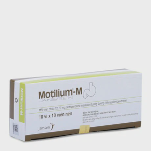 Motilium-M 10Mg Tabs. (10 vỉ x 10 viên) – Giảm buồn nôn, khó tiêu hiệu quả